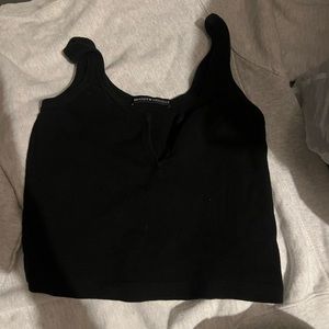 crop Brandy tank top, v cut